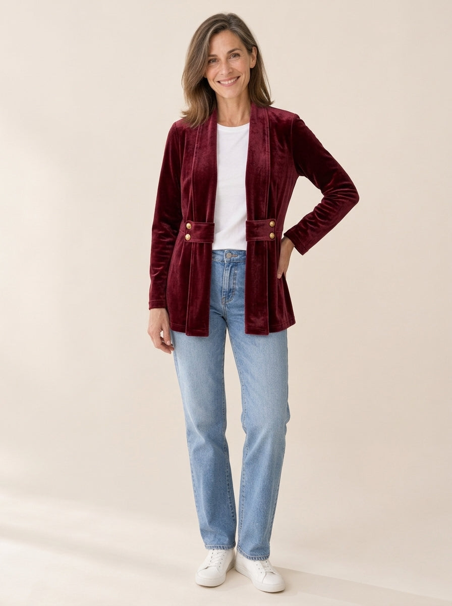 Holliwell | Veste à revers boutonnés