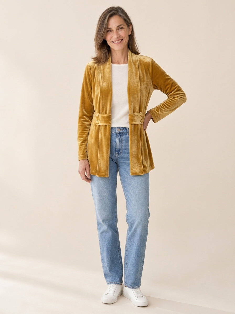 Holliwell | Veste à revers boutonnés