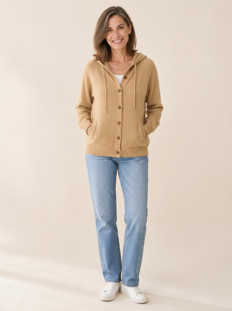 Brenda | Gilet à capuche douillet