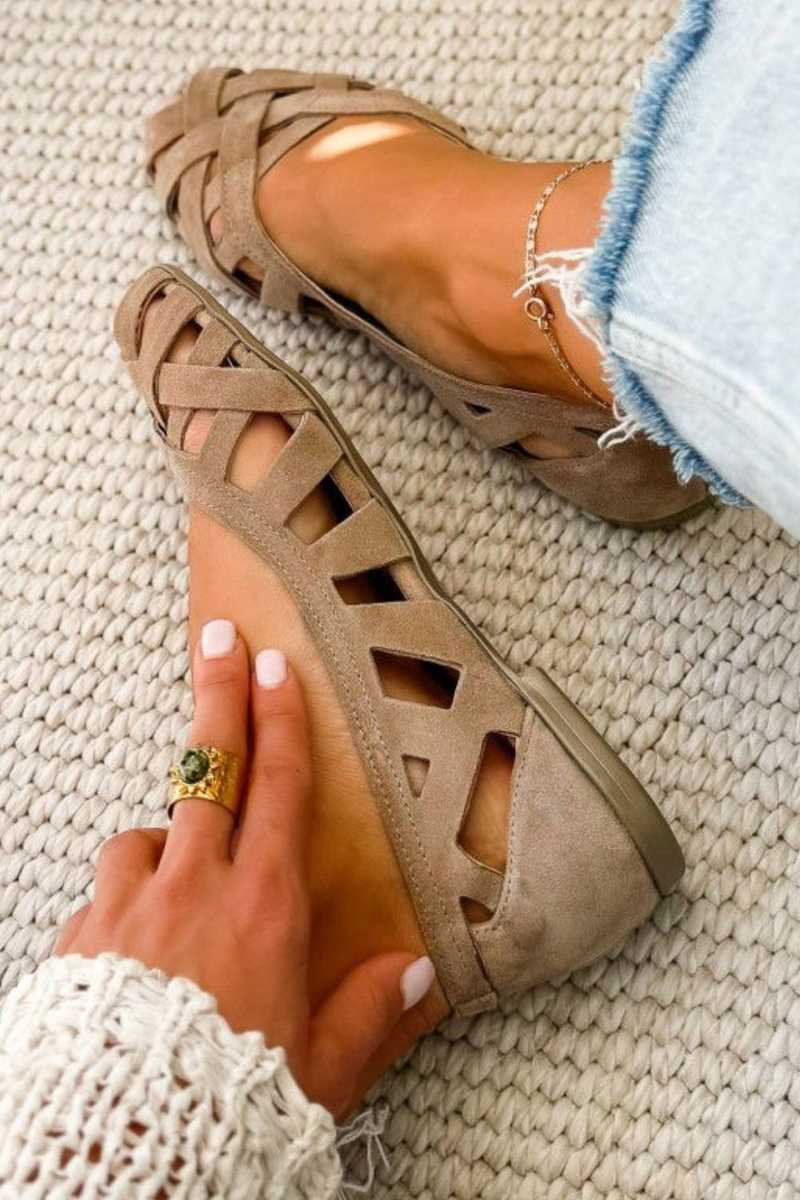 Caterina | Sandales tressées colorées