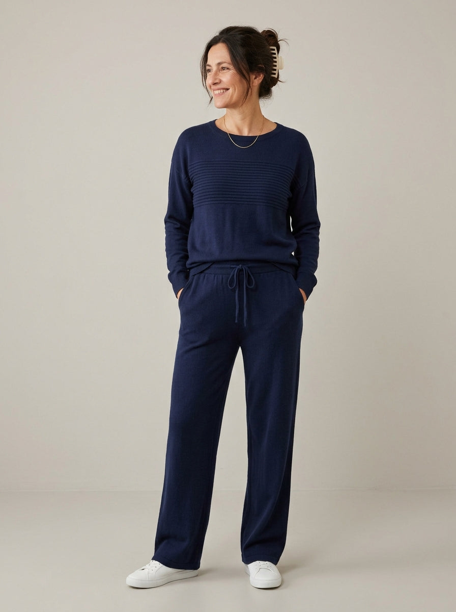 Ensemble douillet pull & pantalon large
