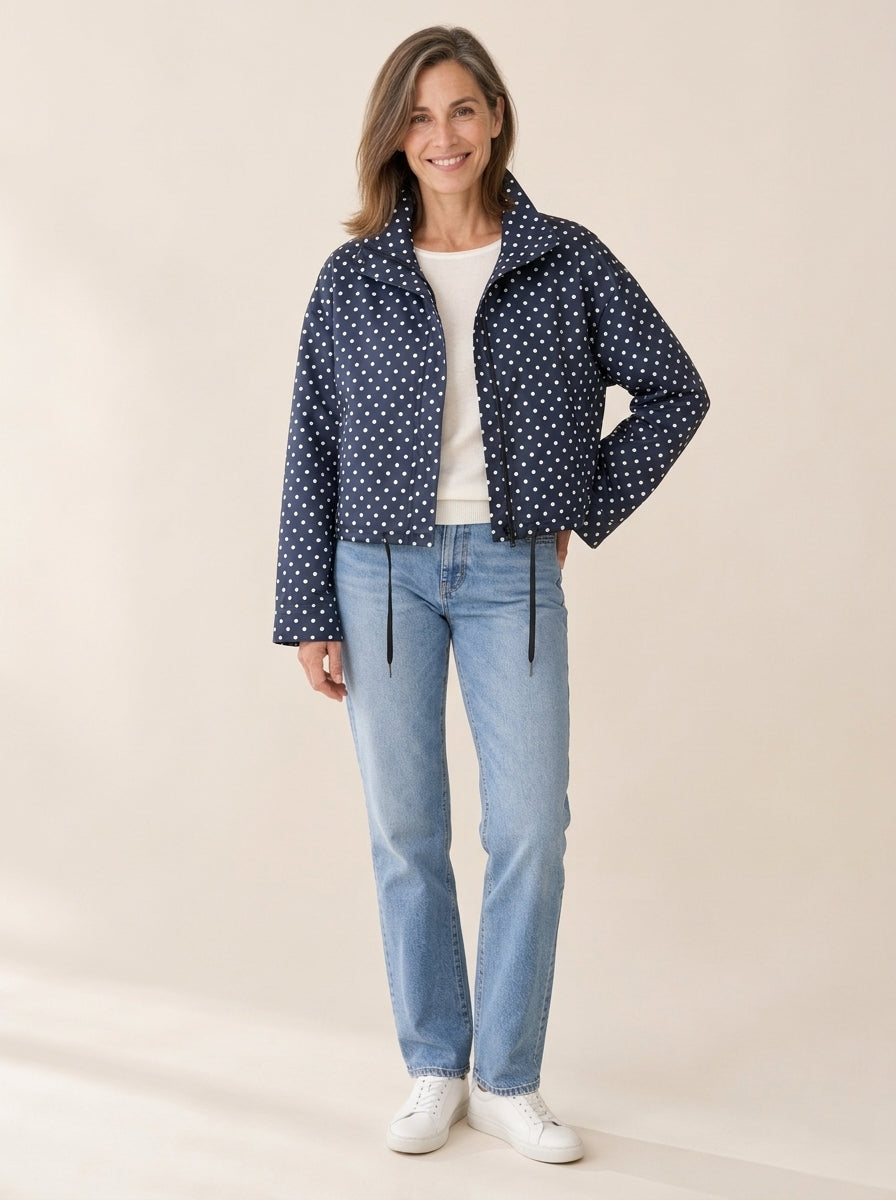 Bérénice | Bomber oversize à pois