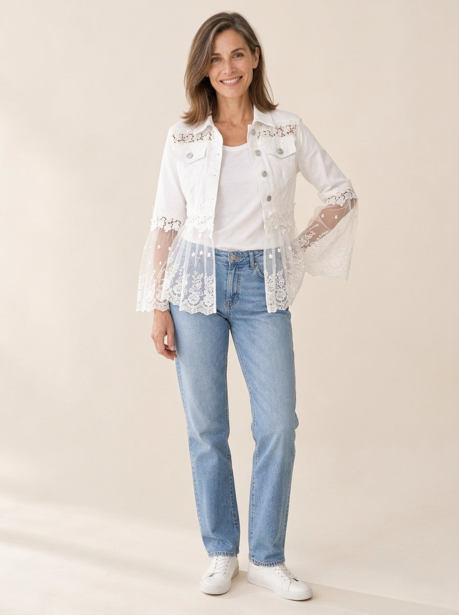 Sunnelace | Veste à empiècements en dentelle