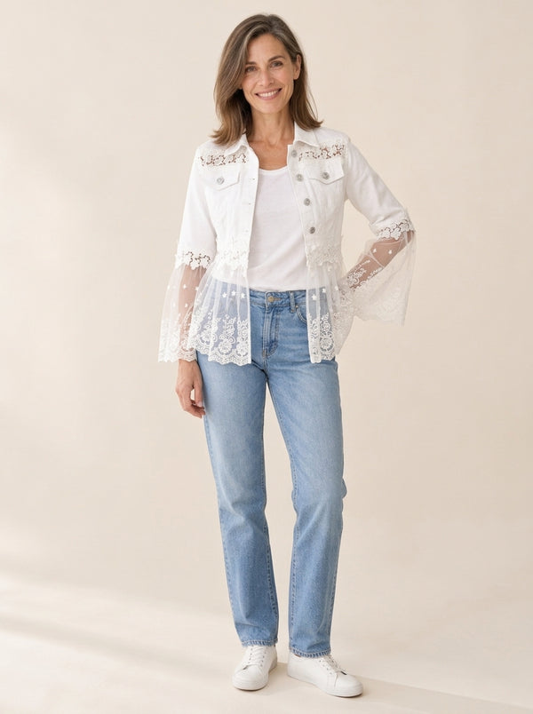Sunnelace | Veste à empiècements en dentelle