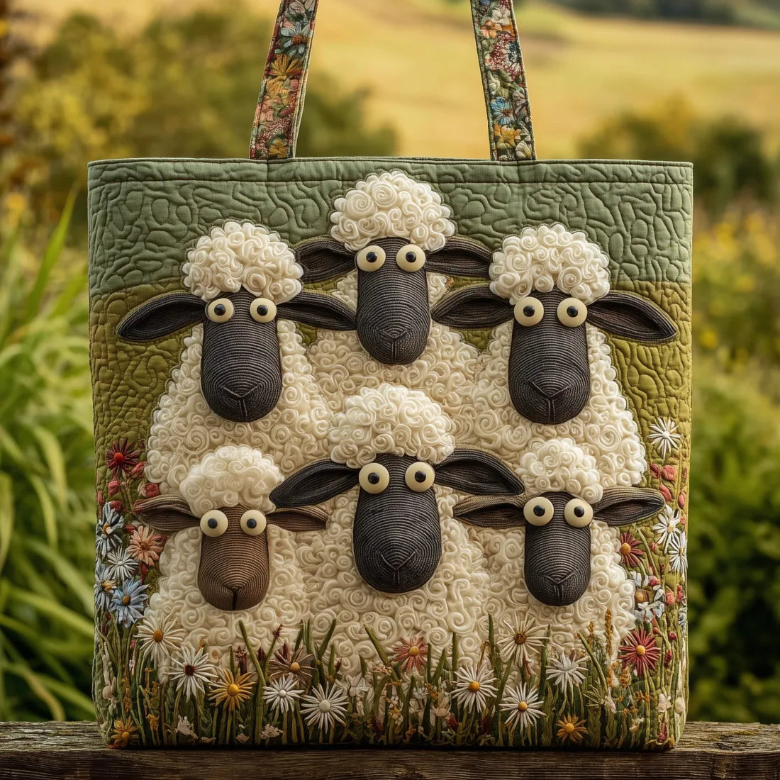 Liliane | Sac artisanal Cinq moutons