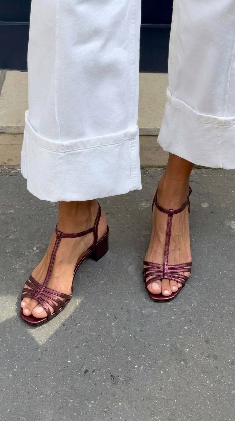 Allegra | Sandales dorées confort