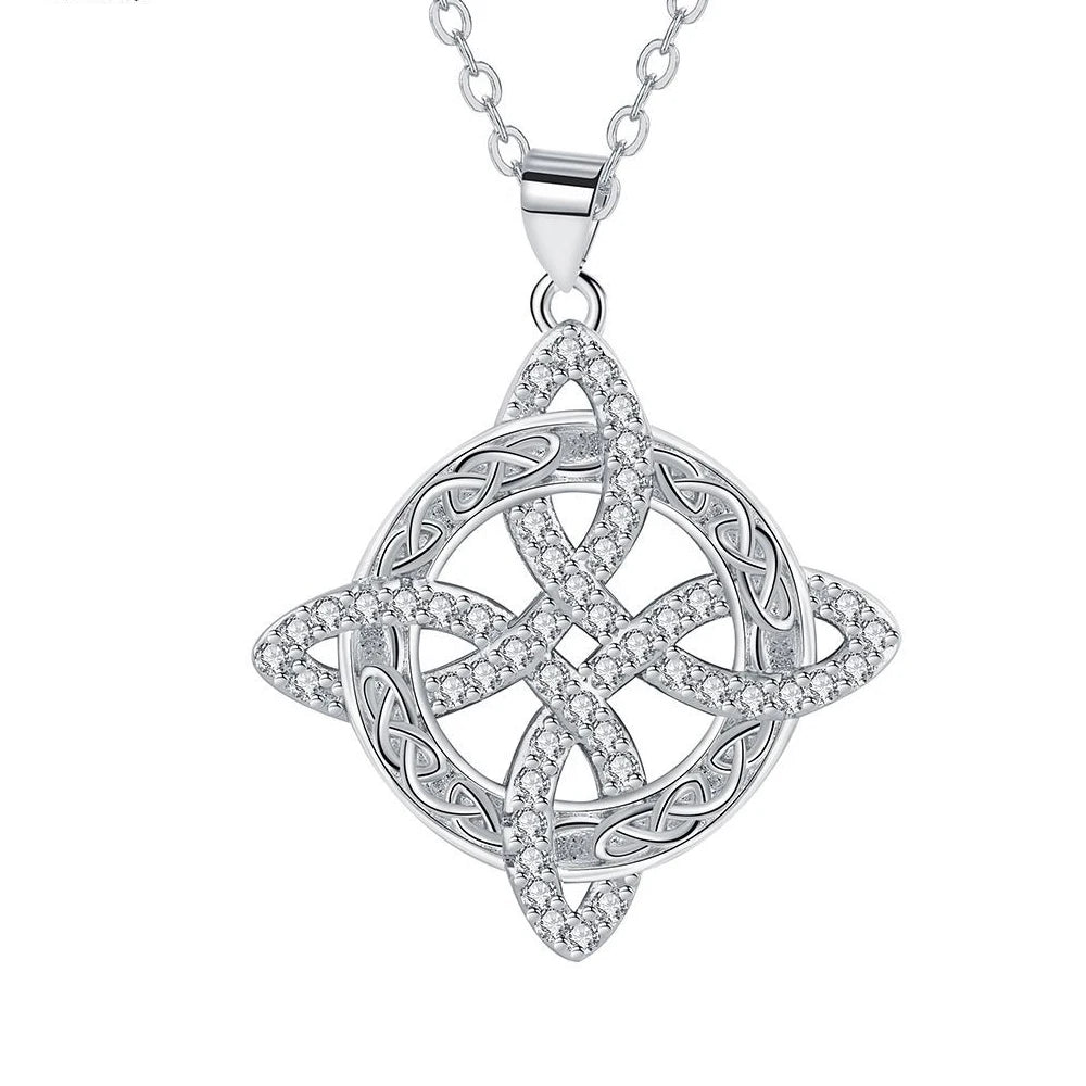 Anaïs | Collier Nœud de Sorcière avec Zircons