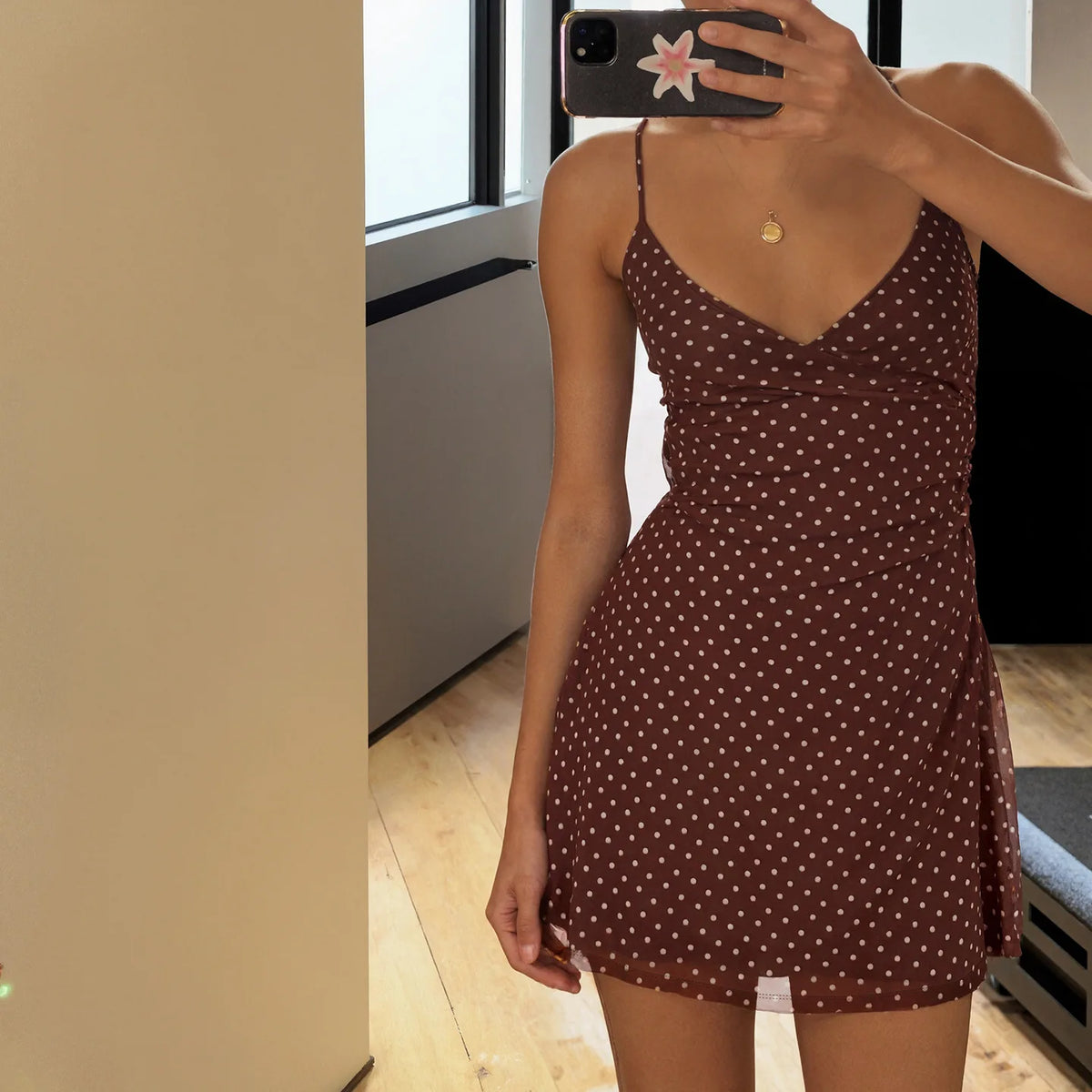 Héloïse | Robe d'Été Courte Coupe Fluide Vintage