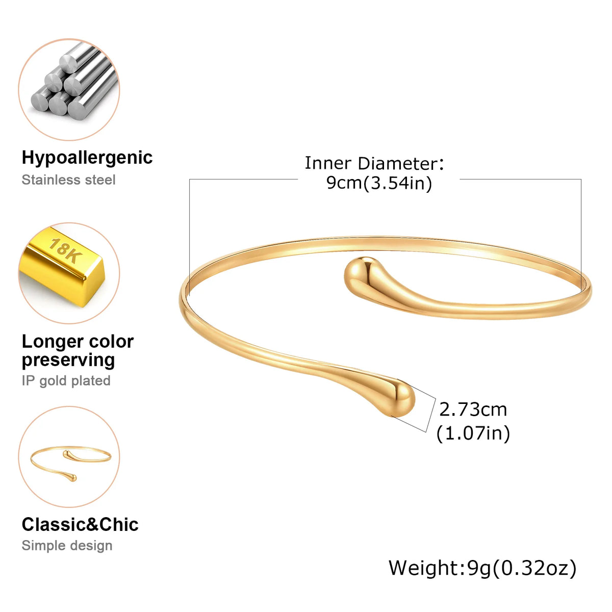 Salomé | Bracelet de bras bohème