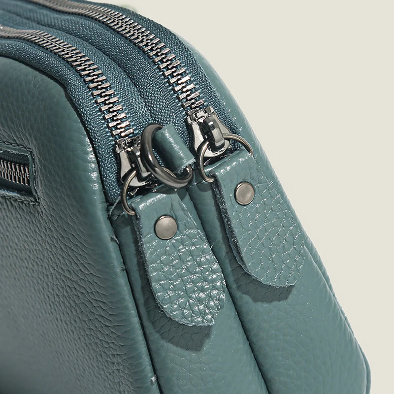 Léonie | Sac Bandoulière en Cuir Format Compact Élégant