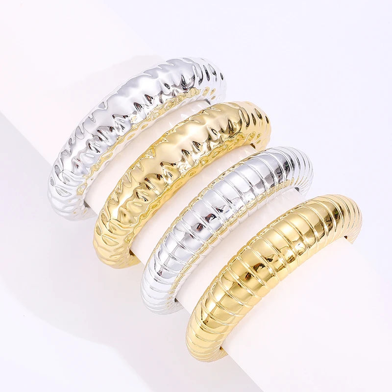 Victoire | Bracelet manchette géométrique