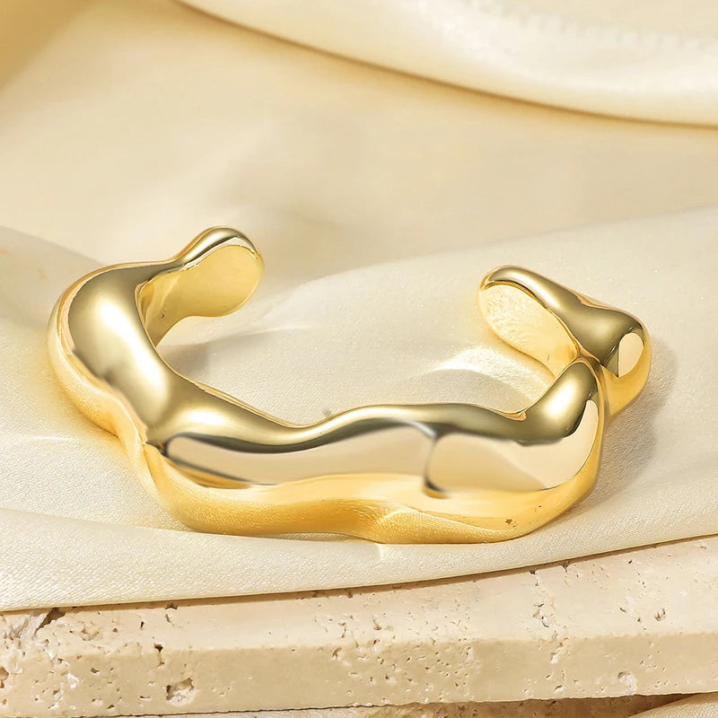 Victoire | Bracelet manchette géométrique