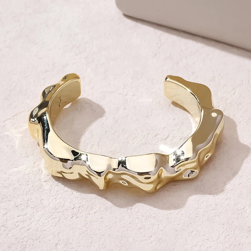 Victoire | Bracelet manchette géométrique