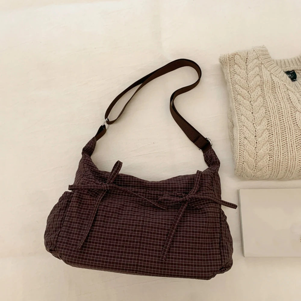 Andréa | Sac à Bandoulière Rétro à Carreaux