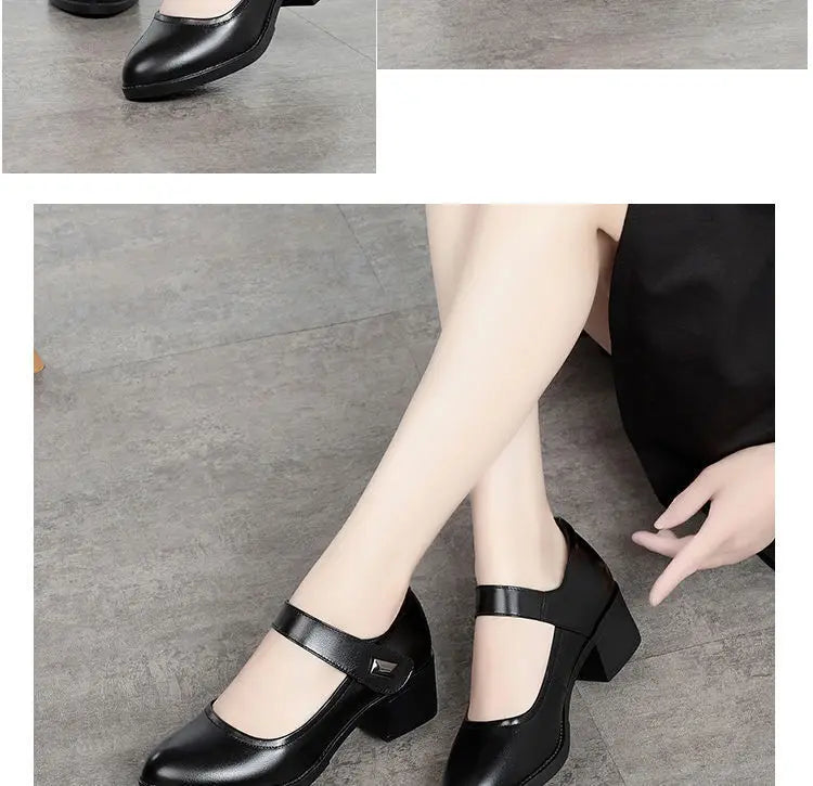 Noémie | Chaussures Compensées en Cuir Confort quotidien