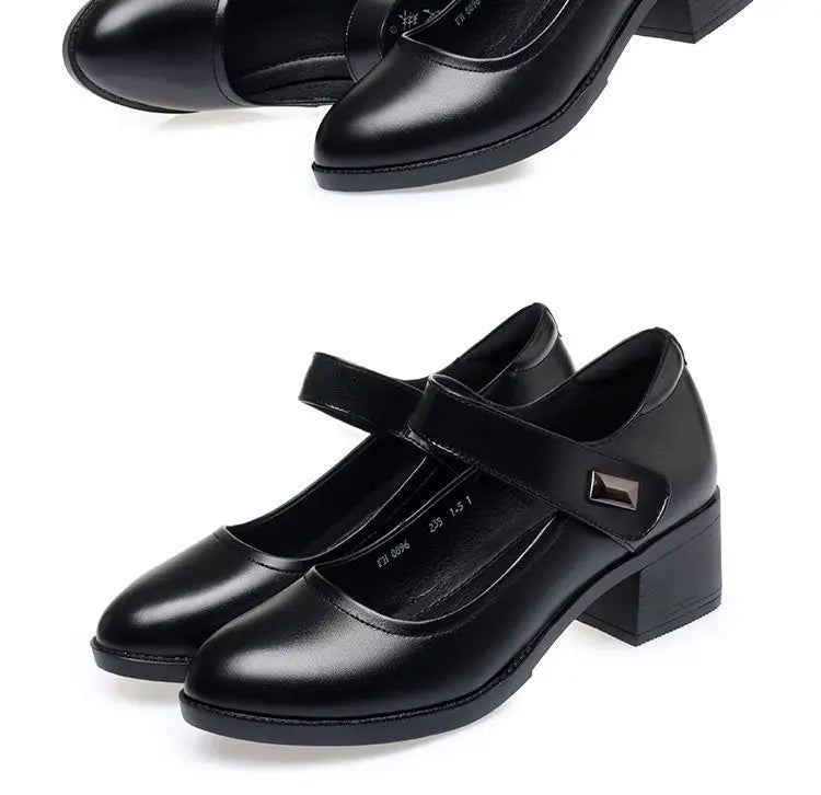 Noémie | Chaussures Compensées en Cuir Confort quotidien