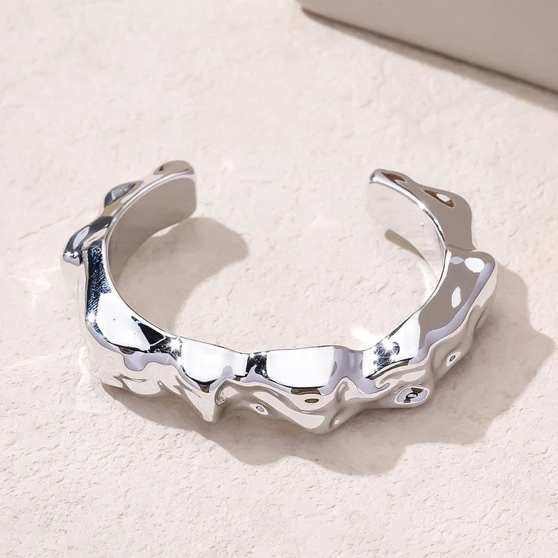 Victoire | Bracelet manchette géométrique