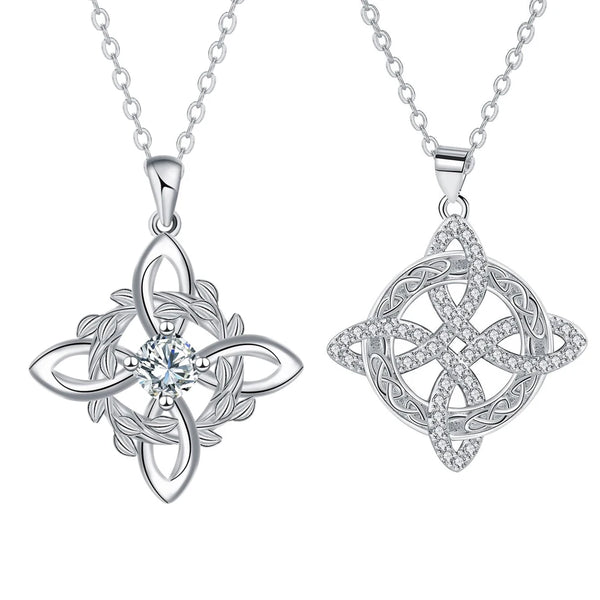 Anaïs | Collier Nœud de Sorcière avec Zircons