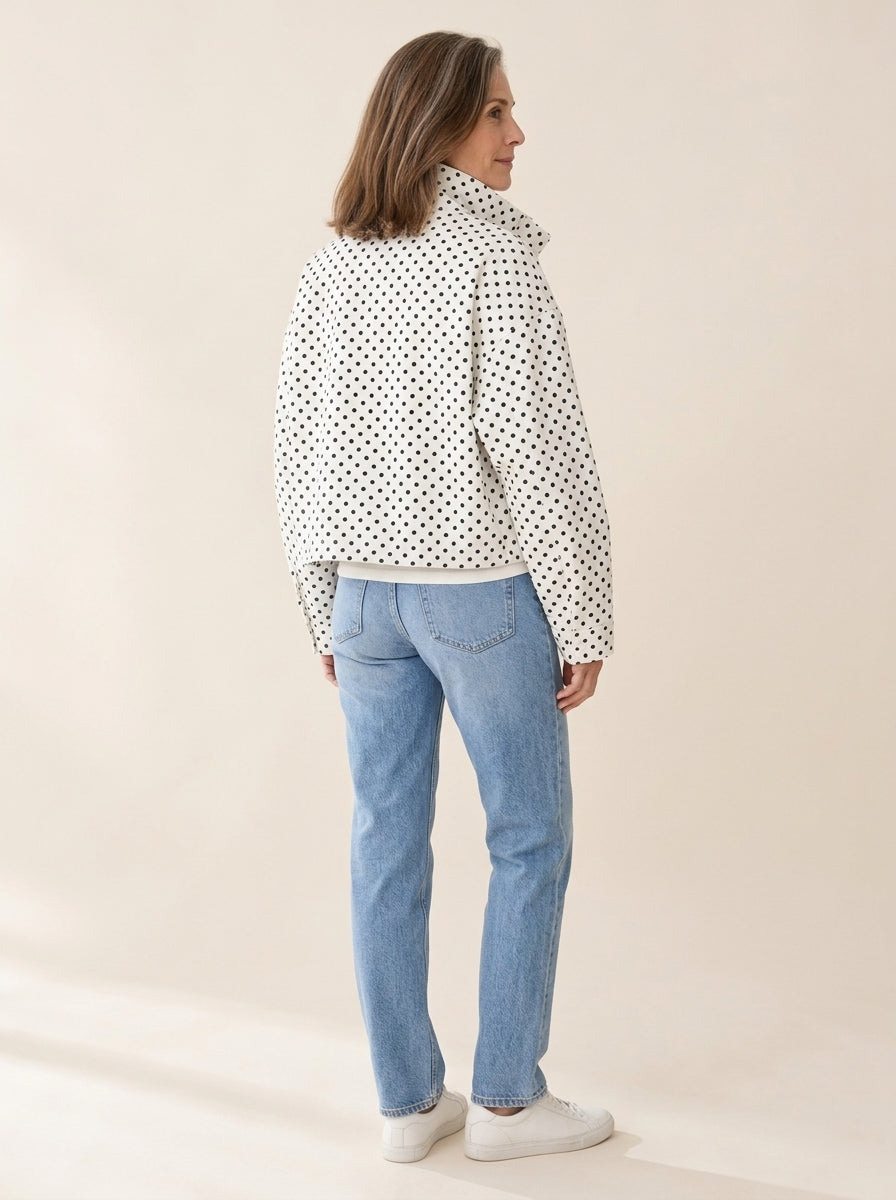 Bérénice | Bomber oversize à pois