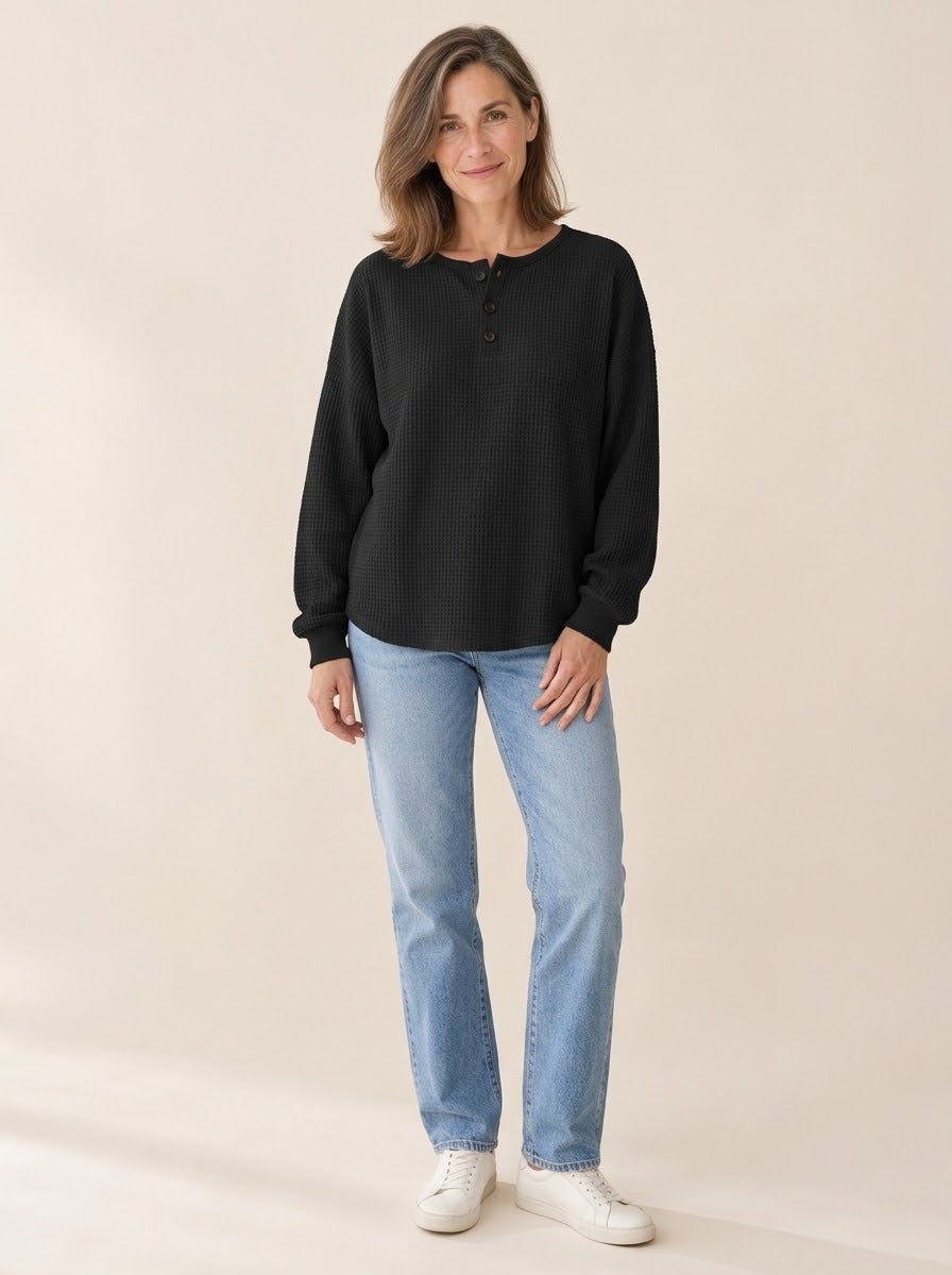 Mirabel | Sweat col tunisien gaufré