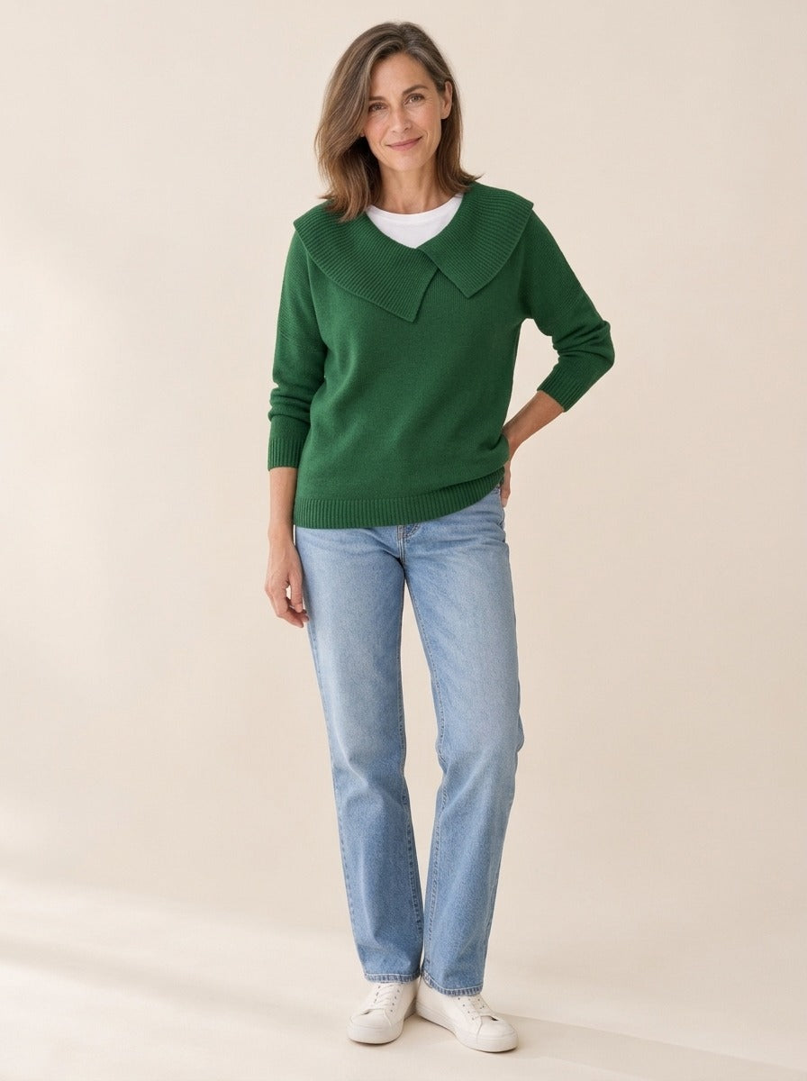 Sunnora | Pull chaud à col doux