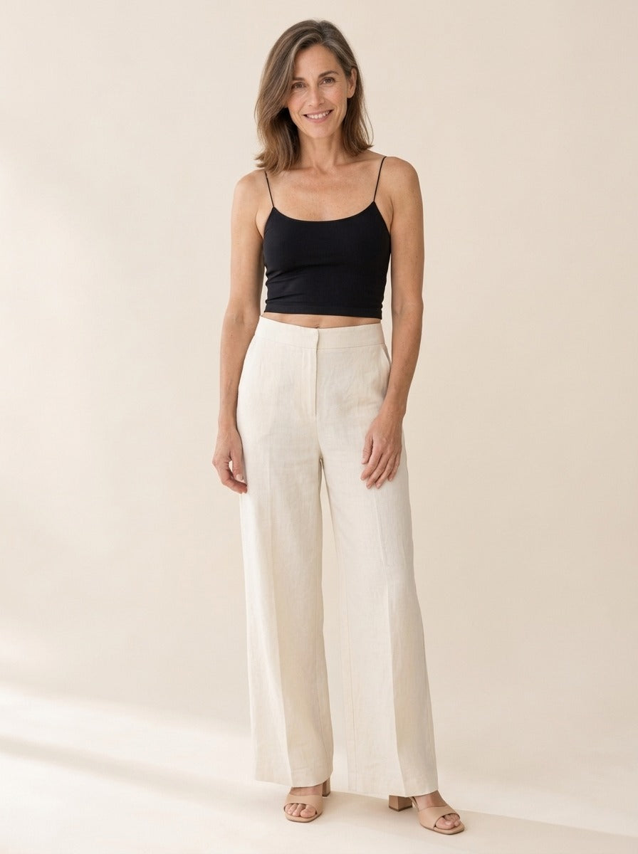 Delphine | Crop Top Dos Nu à Col Halter