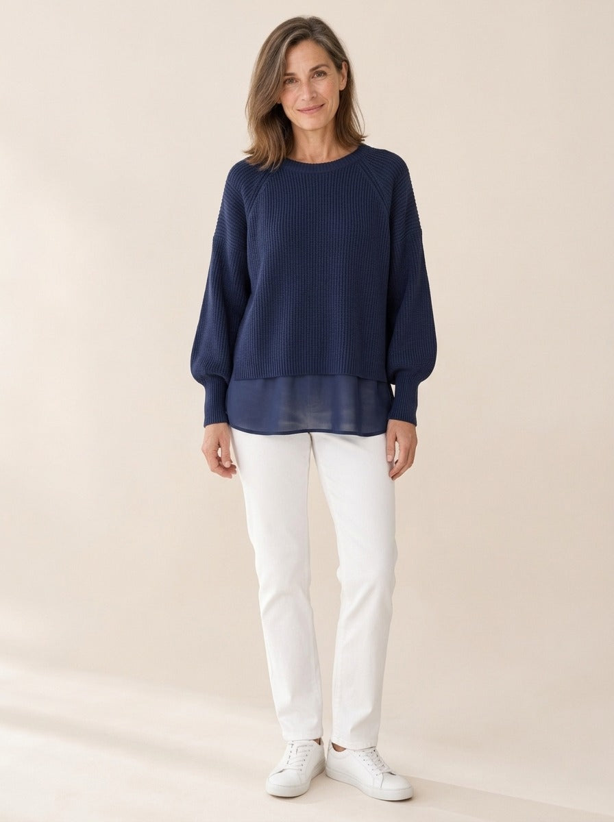 Kestlyn | Pull à effet superposé
