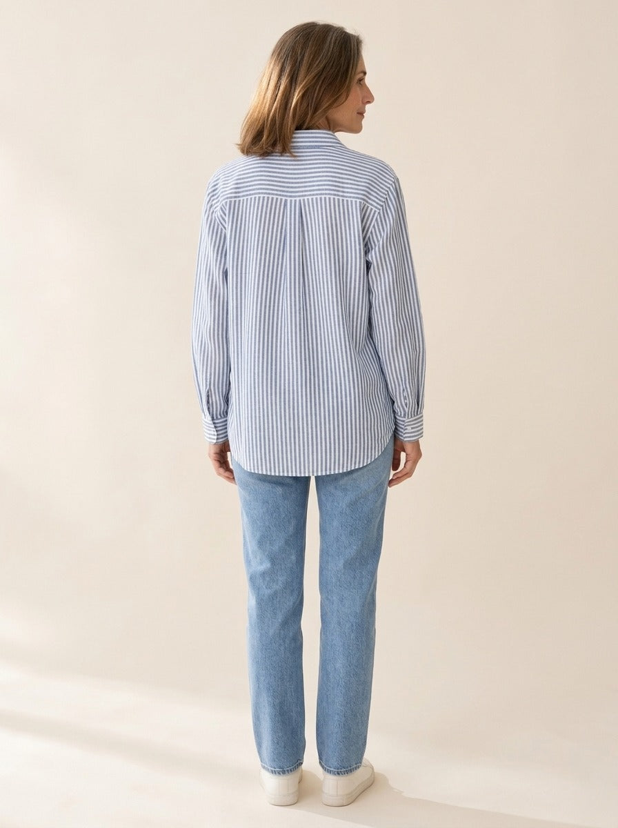 Jacqueline | Chemise rayée boutonnée