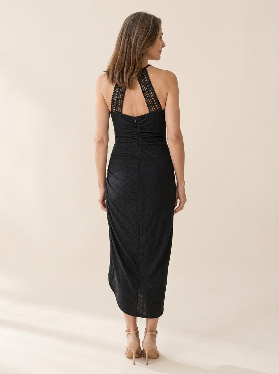 Alice | Robe Asymétrique à Col Halter