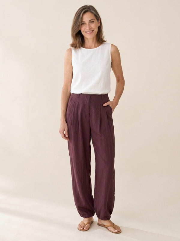 Sophie | Pantalon Marsha Acajou