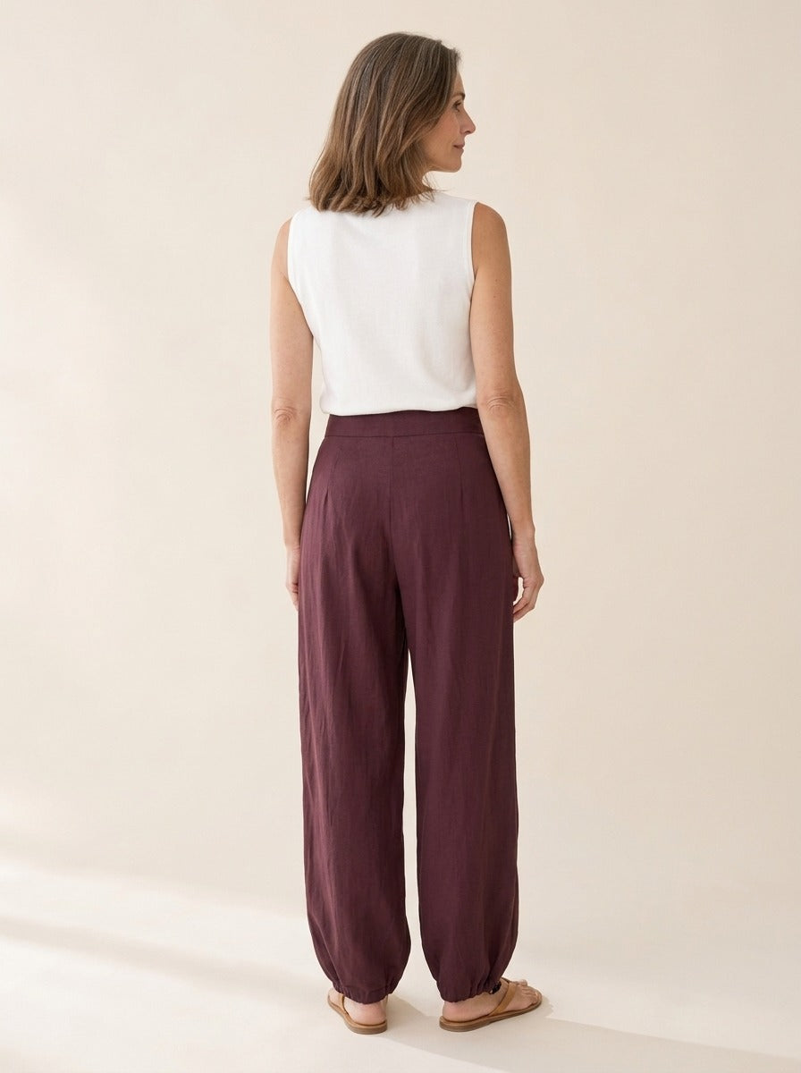 Sophie | Pantalon Marsha Acajou