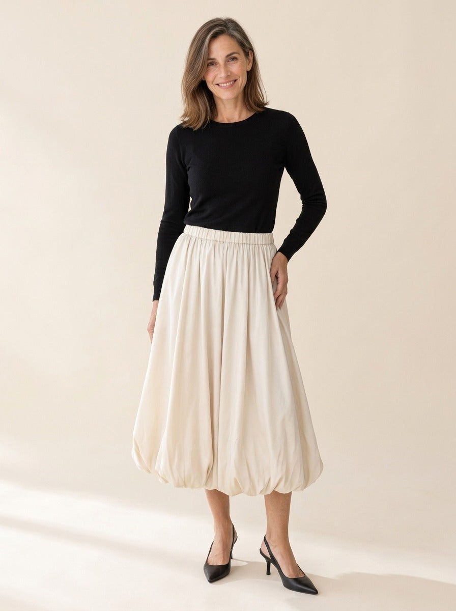 Blandine | Jupe midi bouffante