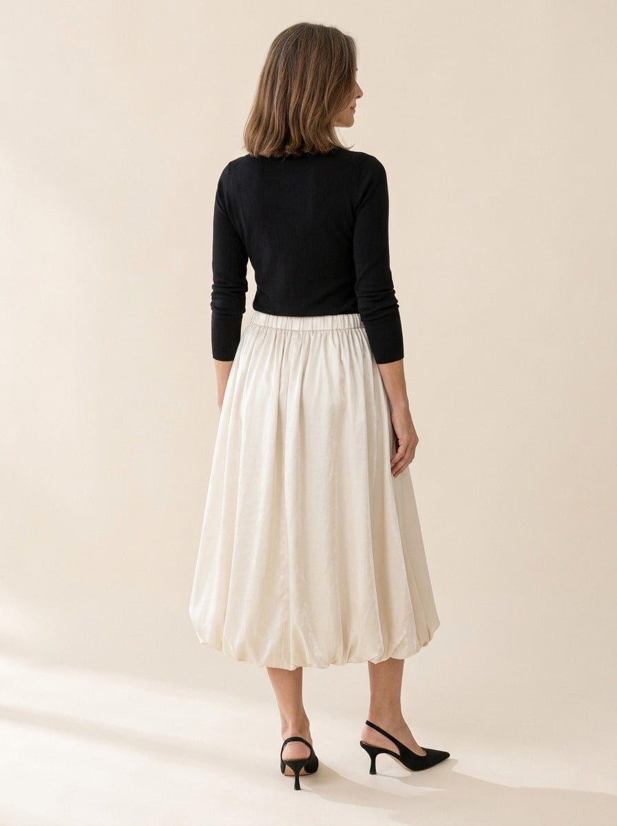 Blandine | Jupe midi bouffante