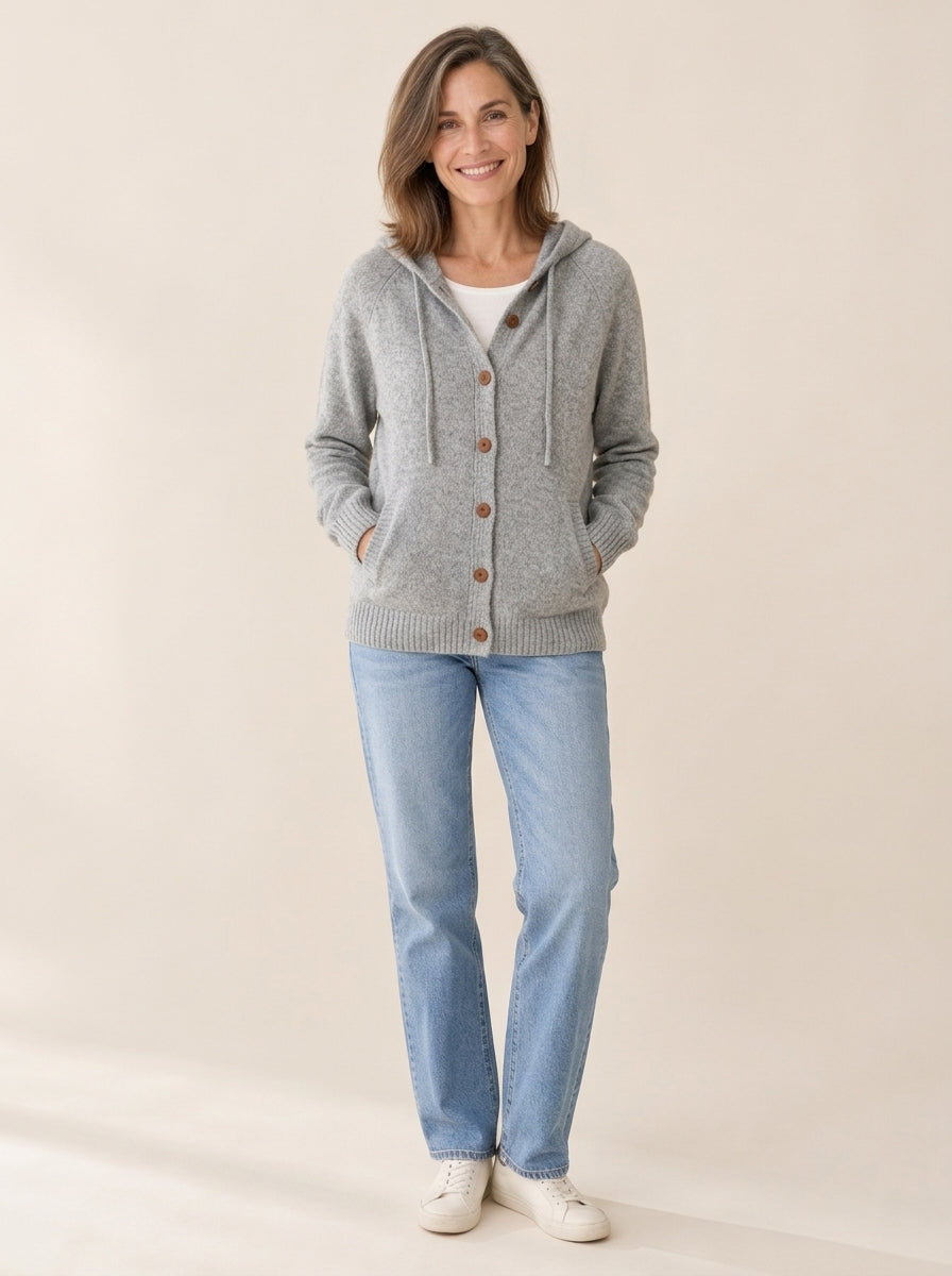 Brenda | Gilet à capuche douillet