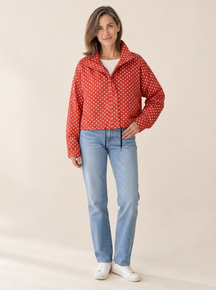 Bérénice | Bomber oversize à pois