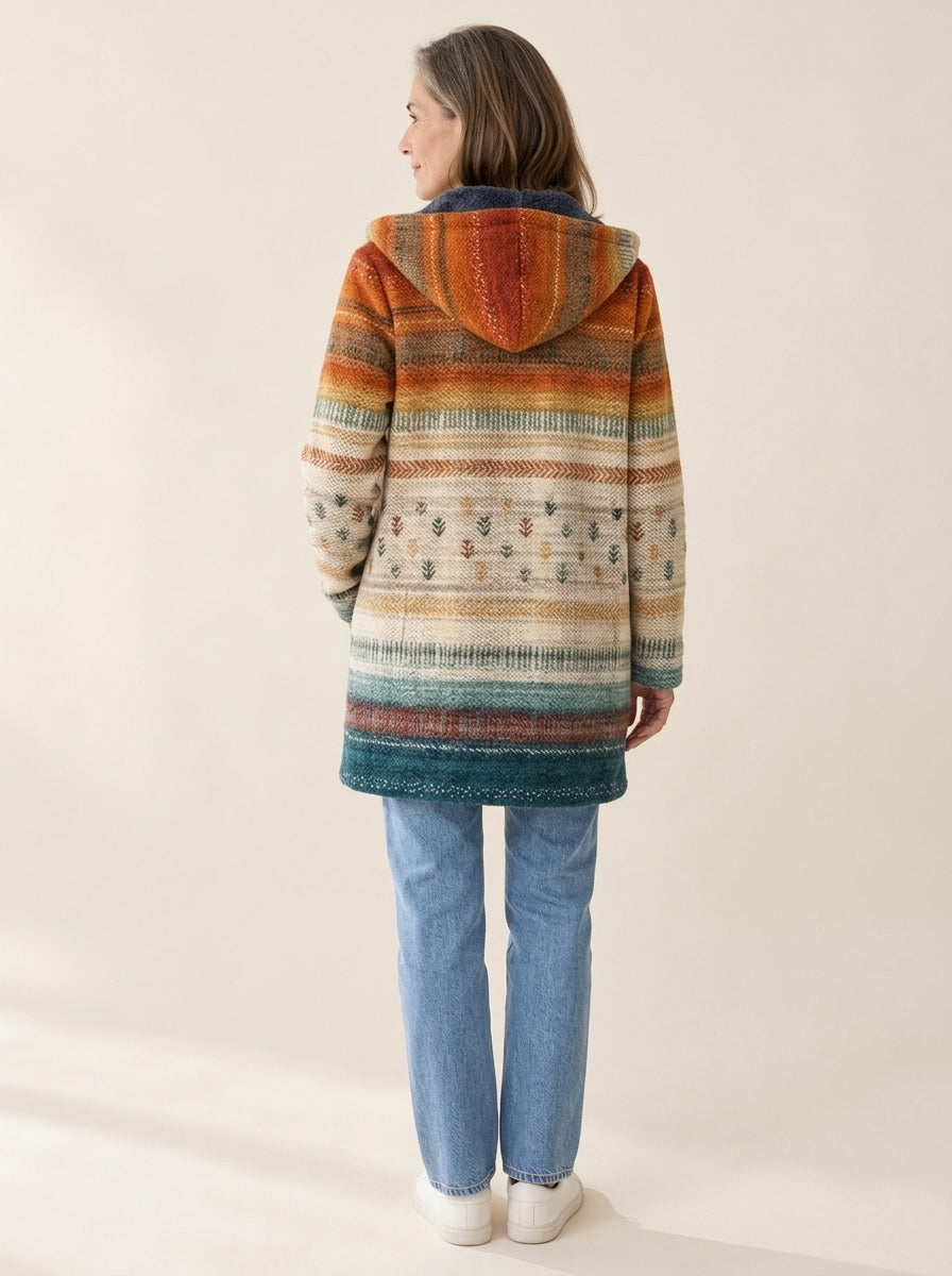 Manon | Veste rayures nordiques