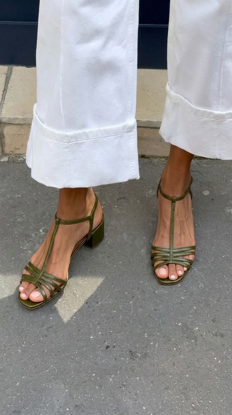 Allegra | Sandales dorées confort