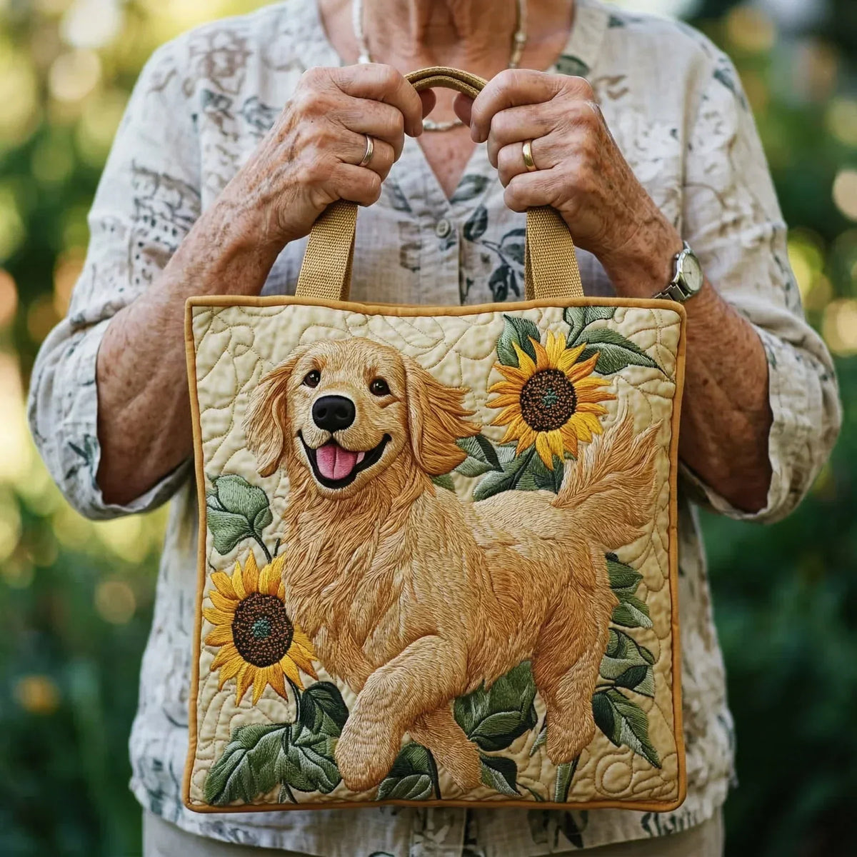 Mélina | Sac artisanal Golden Retriever