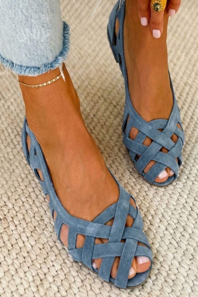Caterina | Sandales tressées colorées