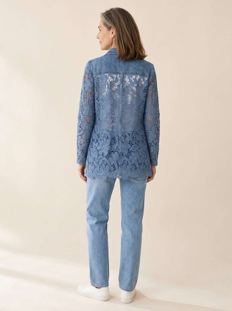 Lacinda | Blazer dentelle florale