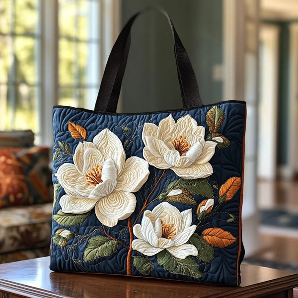 Maureen | Sac matelassé artisanal Magnolia délicat