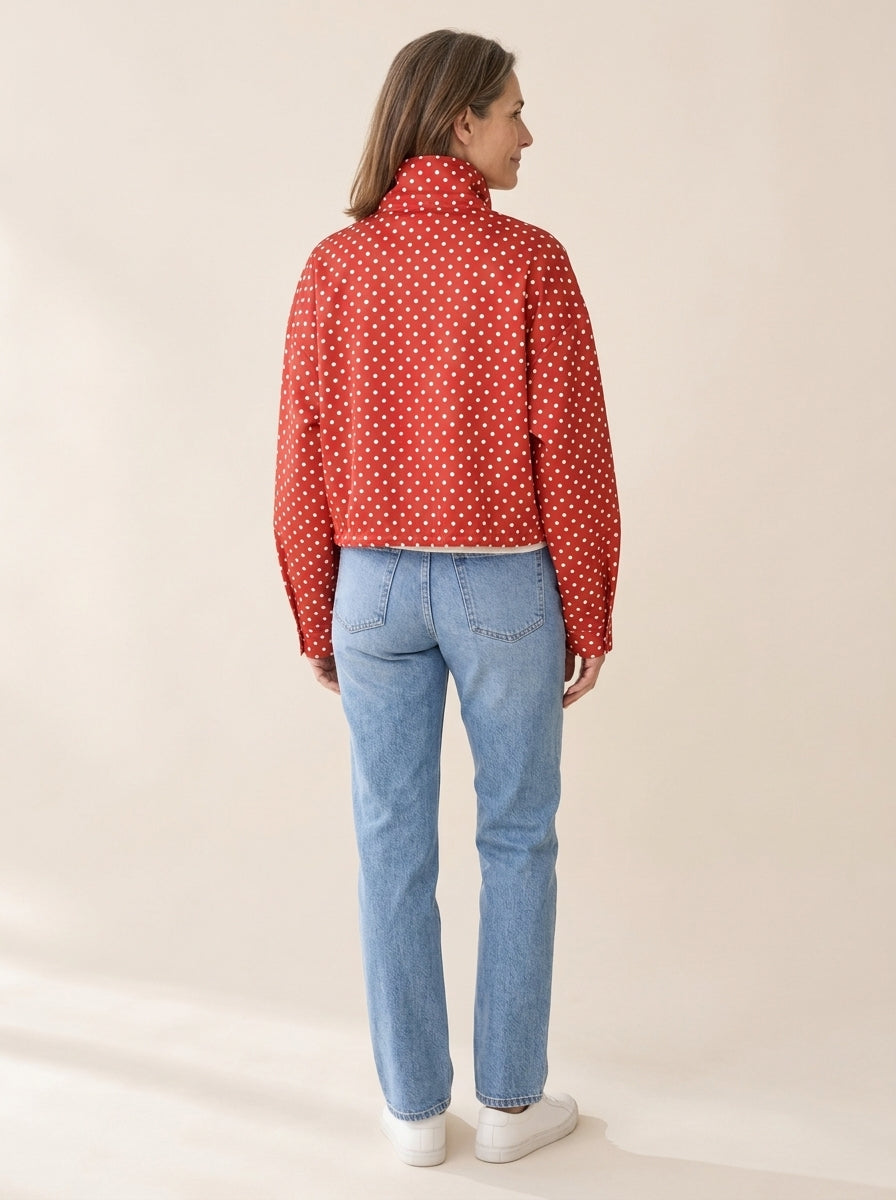 Bérénice | Bomber oversize à pois