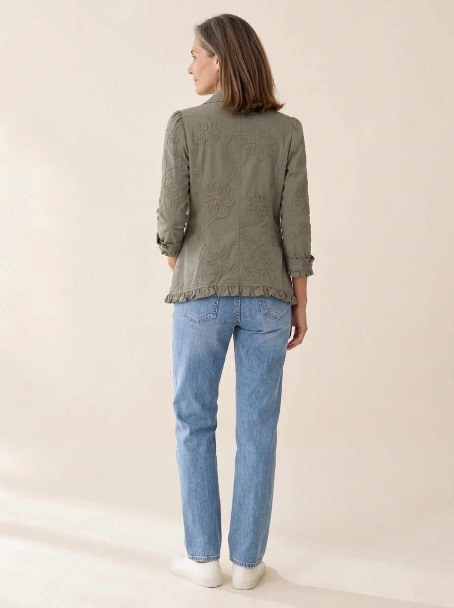 Kamberly | Veste fleurie bohème