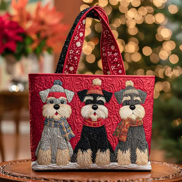 Adèle | Sac artisanal Trio de schnauzers