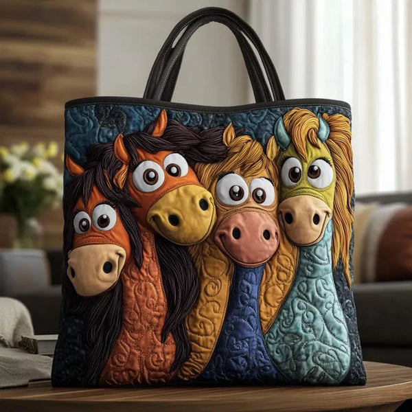 Honorine | Sac artisanal Poneys joueurs