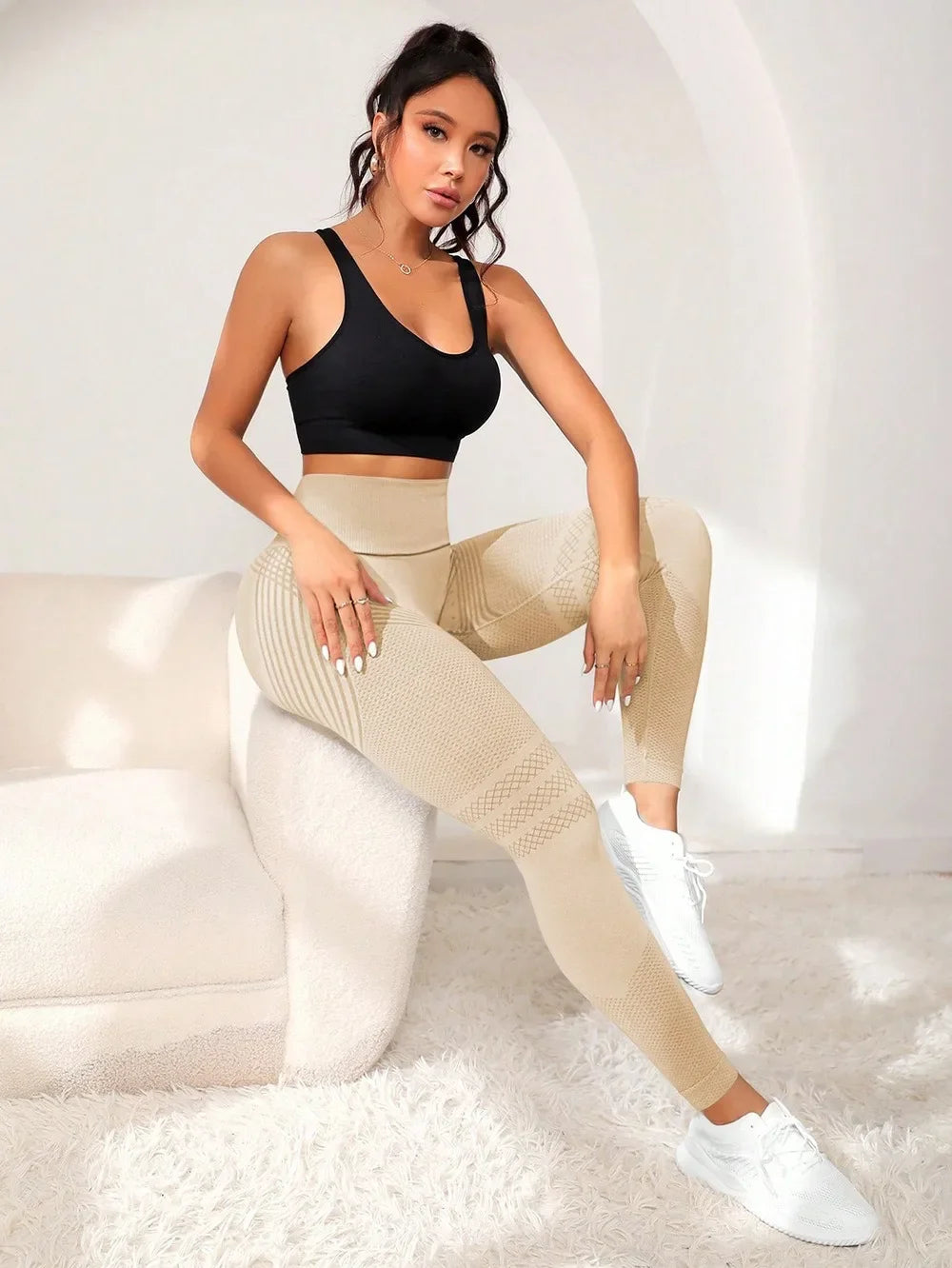 Aliénor | Legging gainant taille haute