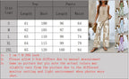 Women Casual 2 Piece Outfit Sleeveless Tank Top + Leaf Print Wide Leg Pants Set Summer Vacation Loungewear