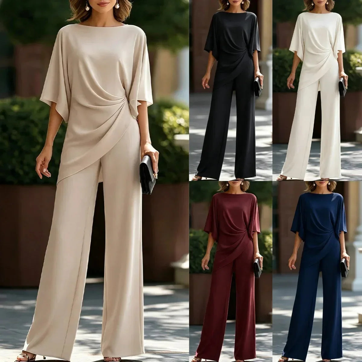 Garance | Robe de Soirée Fluide Coupe Ajustée Élégante