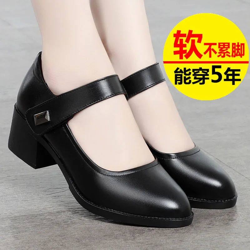 Noémie | Chaussures Compensées en Cuir Confort quotidien