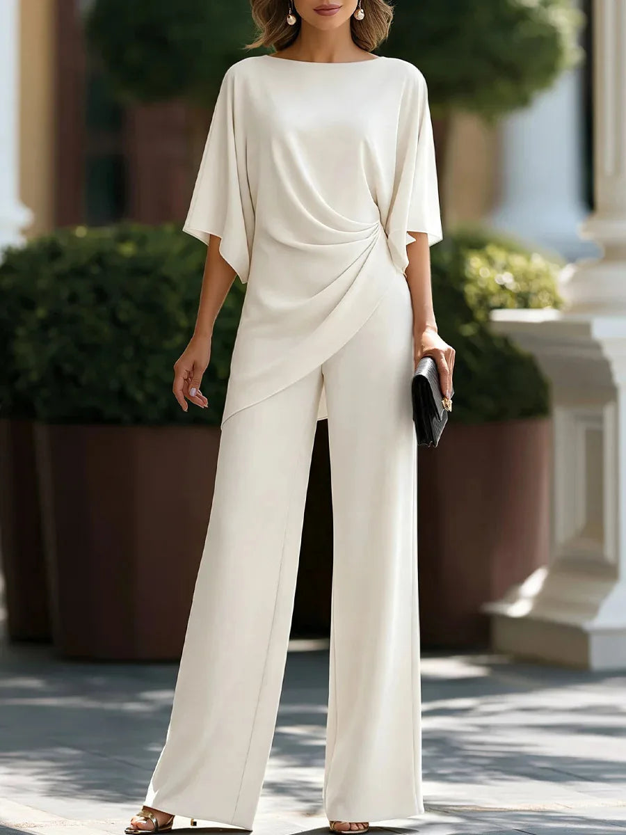 Garance | Robe de Soirée Fluide Coupe Ajustée Élégante